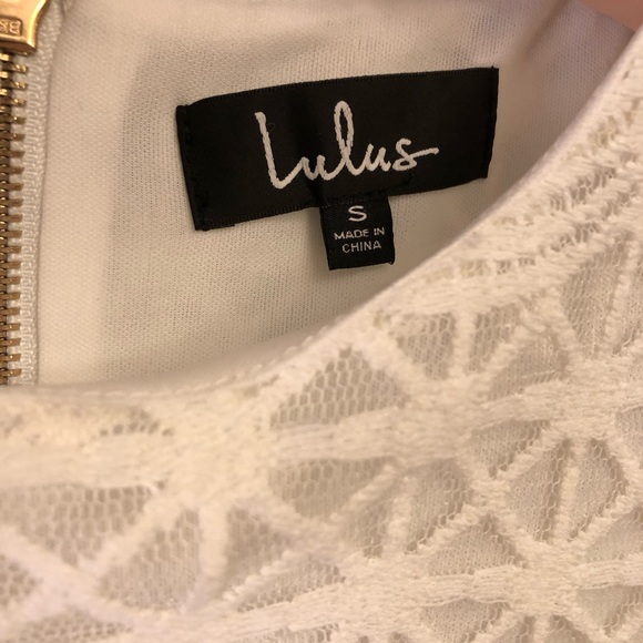 Lulus love you for eternity lace shift knee length dress, women size small - Picture 7 of 12